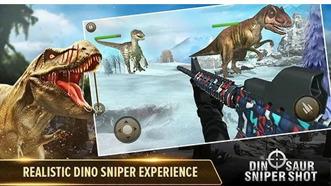 Dinosaur Sniper Shot