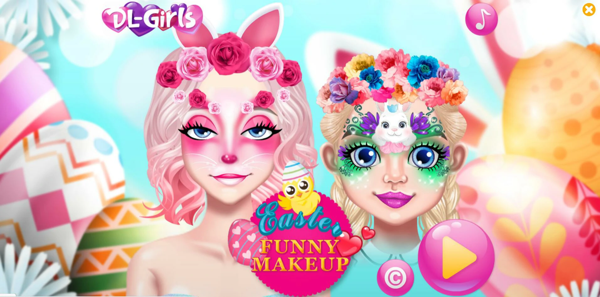 Easter Funny Makeup