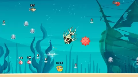 Fish Eat Getting Big