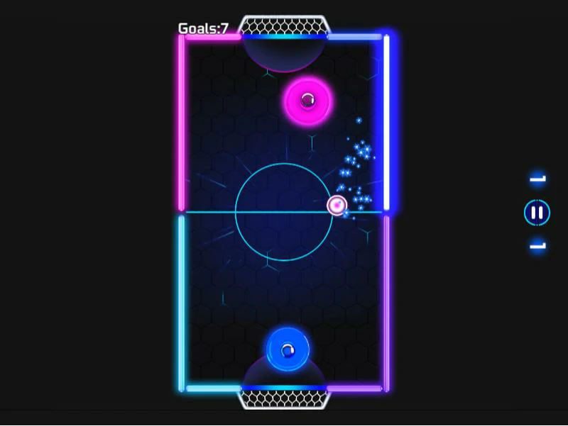 Glow Hockey HD
