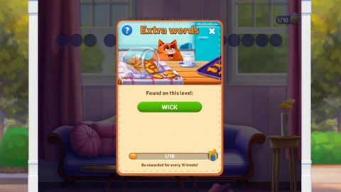 Kitty Scramble Stack Word Game