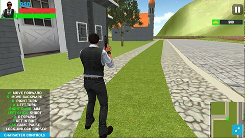 Police Chase Motorbike Driver