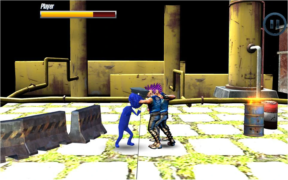 Police Stickman Wrestling Fighting Game