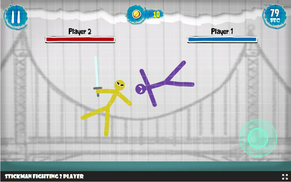 Stickman Fighting 2 Player