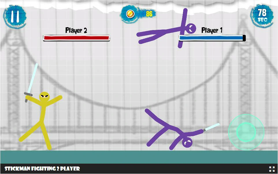 Stickman Fighting 2 Player