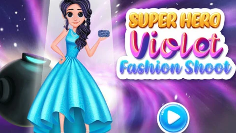Superhero Violet Fashion Shoot