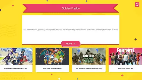 Which FNAF Character Are You？